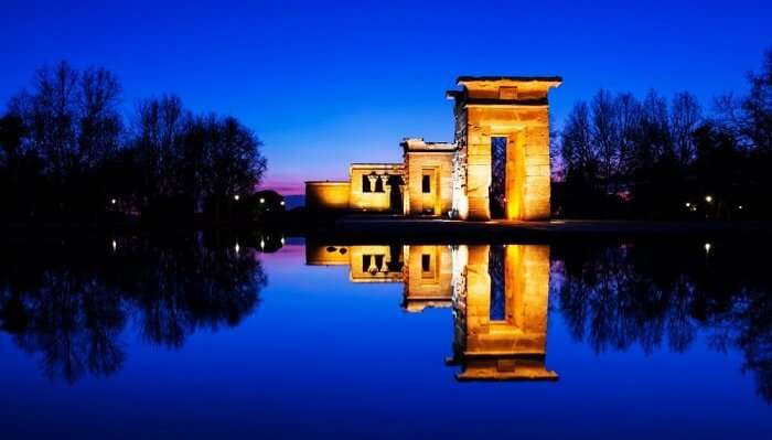 Temple of Debod, Madrid,one of the best place to visit in Madrid 