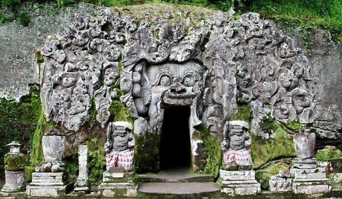 Elephant cave temple bali