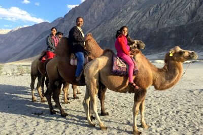camel ride in hunder
