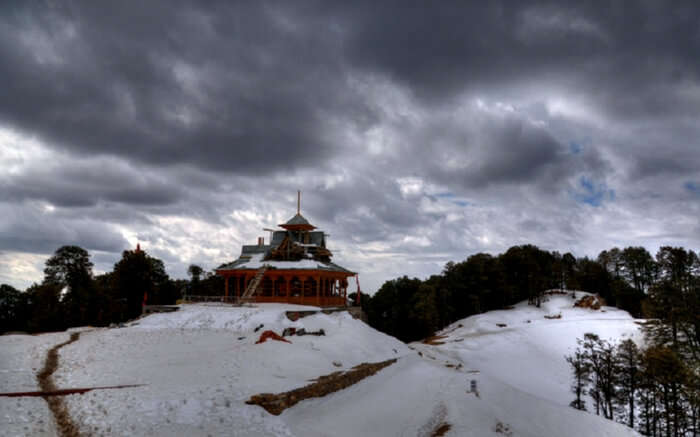 Hatu Mata Temple atop the Hatu Peak near Narkanda