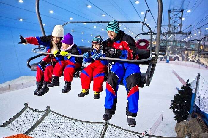 ski dubai for families