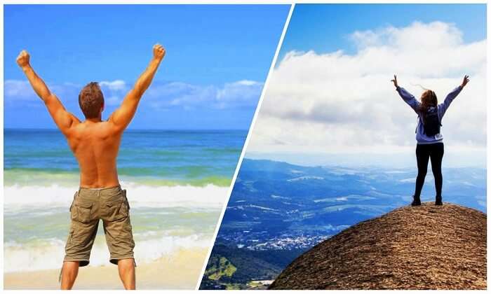 Beach Person Vs Mountain Person