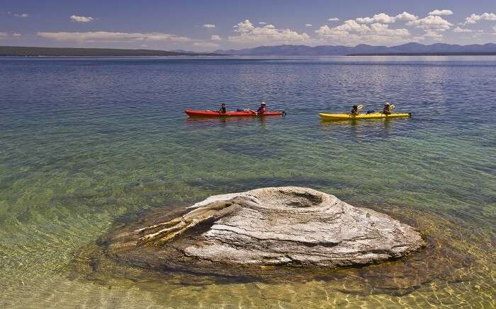 Kayaking n Yellowstone National Park