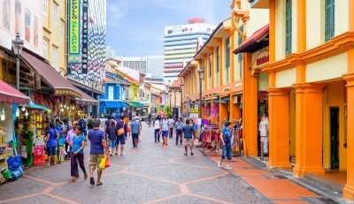 The vibrant Little India is one of the best place for shopping in Singapore