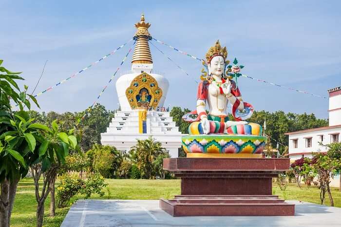 seek blessings at Mindrolling Monastery