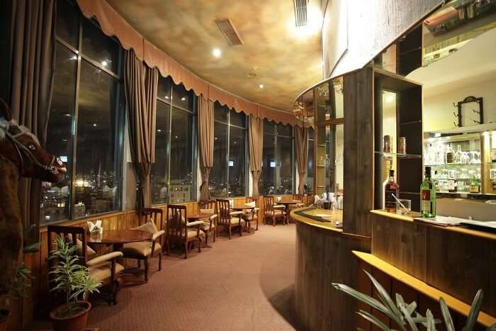 have a rotating meal and check out the city's awesome views from Om Revolving Restaurant