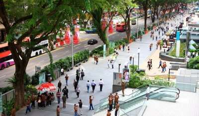 Orchard Road is the best place for electronic shopping in Singapore
