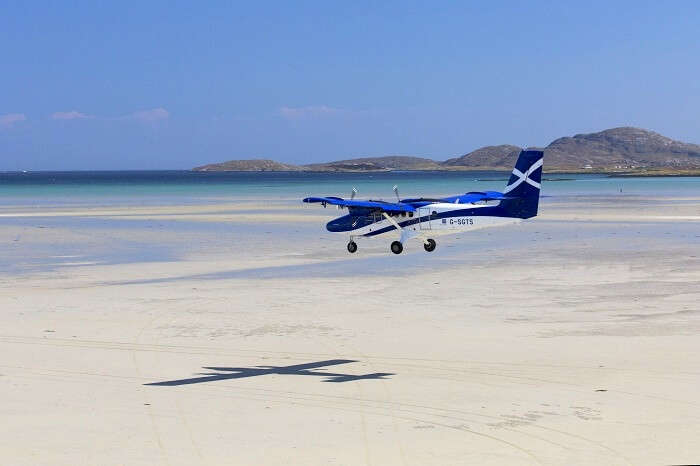 plane runway near beach