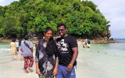 Island hopping in Krabi on honeymoon