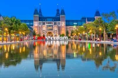 An enchanting view of Amsterdam, one of the best places to visit in Netherlands