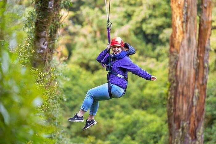 Go paddle-boarding & ziplining in Fun Forest