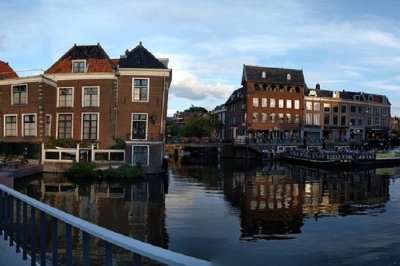A breathtaking view of Leiden in the Netherlands