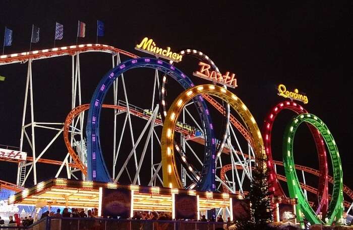 Largest Transportable Roller Coaster View