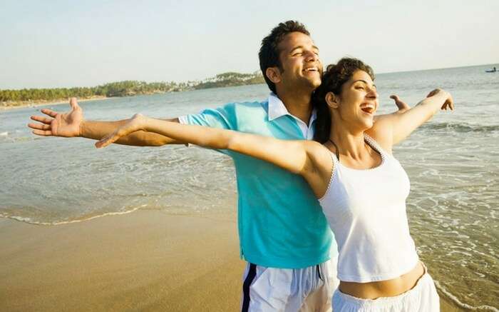 Spend quiet romantic time with your lover at the beaches of Goa