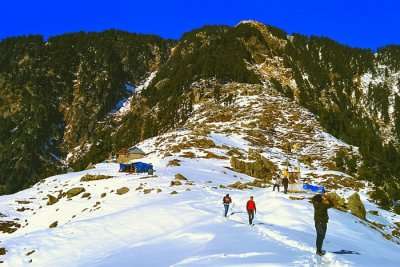 Mcleodganj is one of the amazing places to visit near Delhi for snowfall this winter