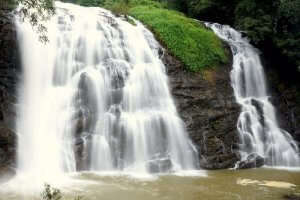 Abbey Falls With Surroundings In Coorg, one of the best tourist attractions in Chikmagalur