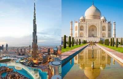Burj Khalifa vs Taj Mahal