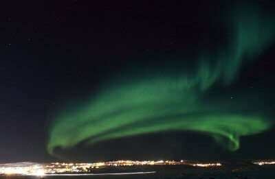 night sky in Iqaluit, Canada
