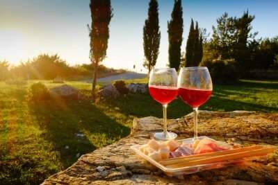 wine in Tuscany
