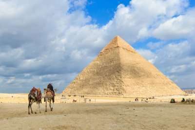 The pyramids of Giza