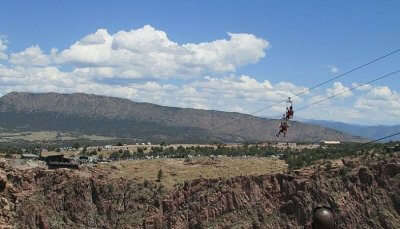 cross the international border through zipline is one of the best things to do in Spain