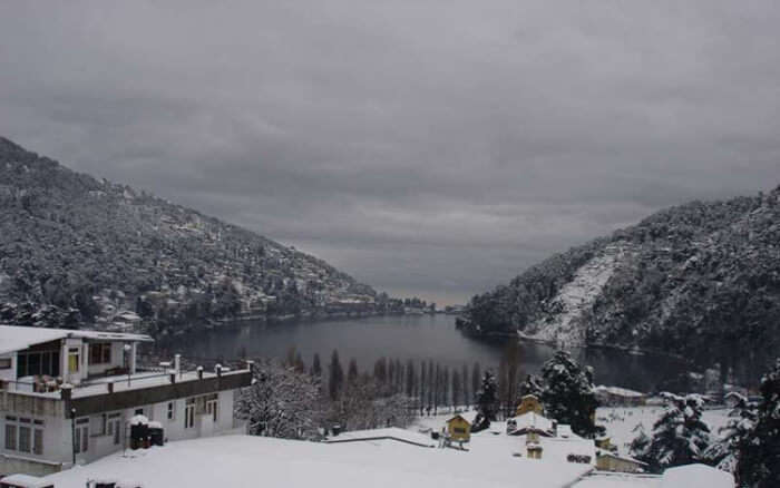 Snowfall in Nainital