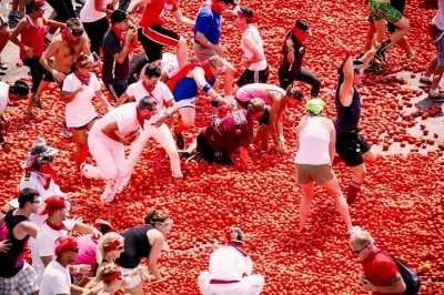 la tomatina in bunol, is one of the best things to do 