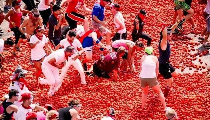 la tomatina in bunol, is one of the best things to do 