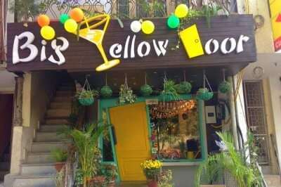 dine at the affordable Big Yellow Door, one of the best cafes in Delhi