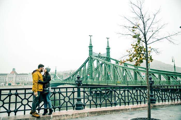 Couple In Budapest Hungary