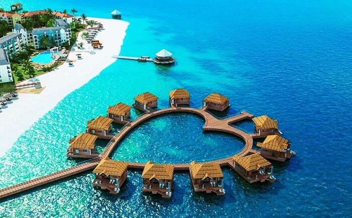 Heart-Shaped Sandals Resort In Jamaica