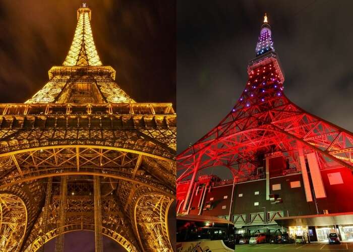 Eiffel Tower vs Tokyo Tower