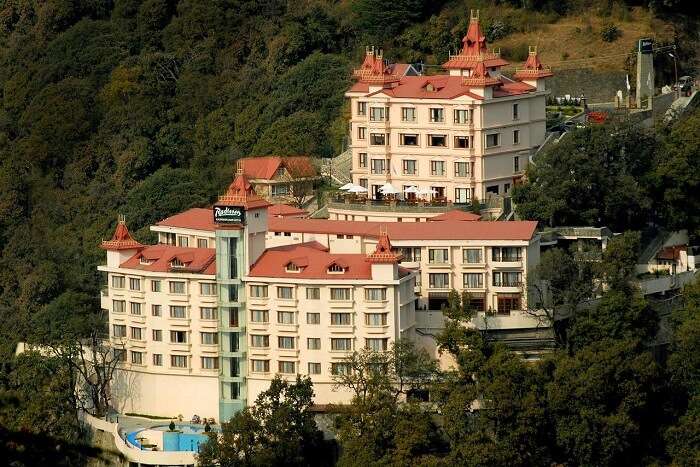 Exterior of Radisson Hotel Shimla