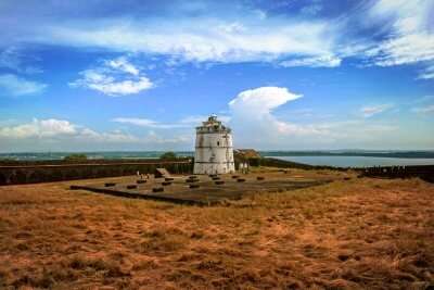 Fort Aguada in Goa, one of the best places to visit in February in India