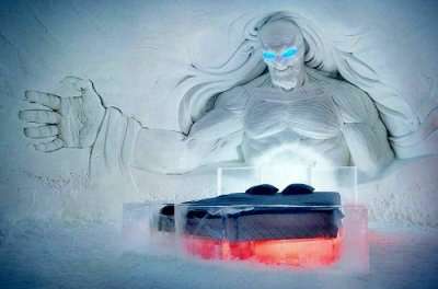 Game of thrones ice hotel in lapland, finland