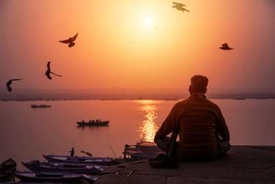 Varanasi ghat, one of the best places to visit in February in India