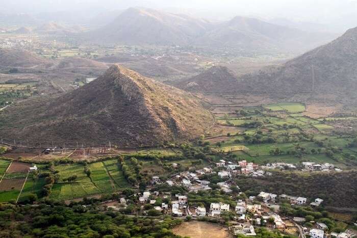 view of the famous hills from high point