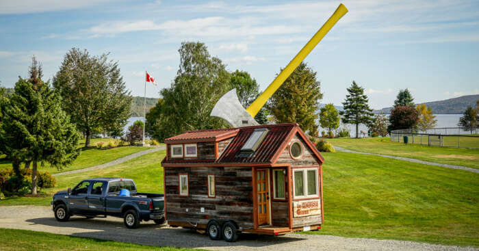 a tiny house on wheels