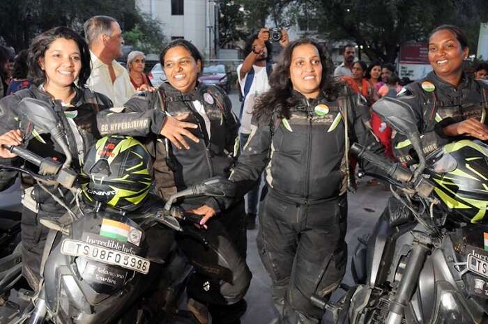 first female group hits the India-Myanmar-Thailand highway