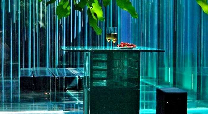 Interior of Glass Hotel in Spain