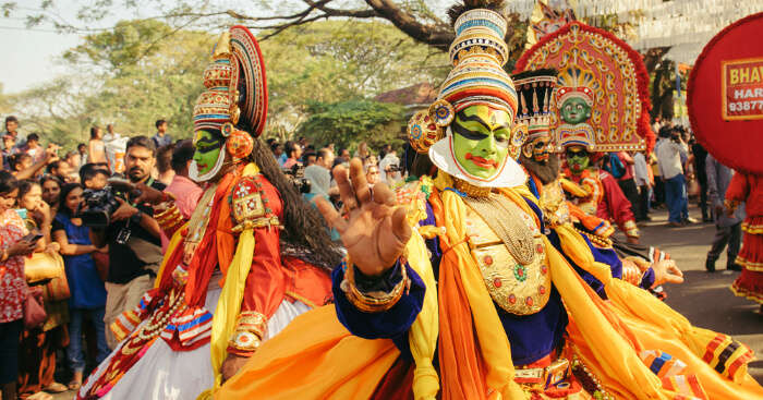 Kathakali dance road show