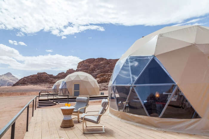 Martian domes in Wadi Rum