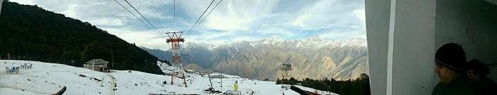 cable car ride in auli