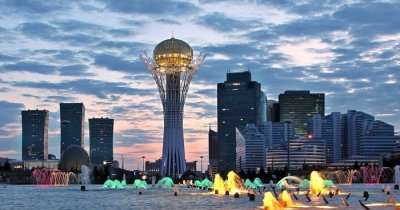A cityscape of Astana in Kazakhstan