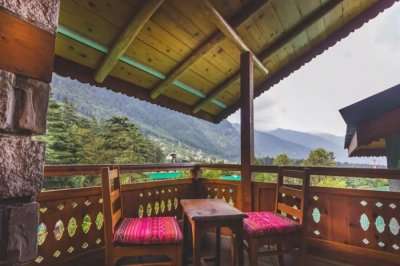 forest view homestay in manali
