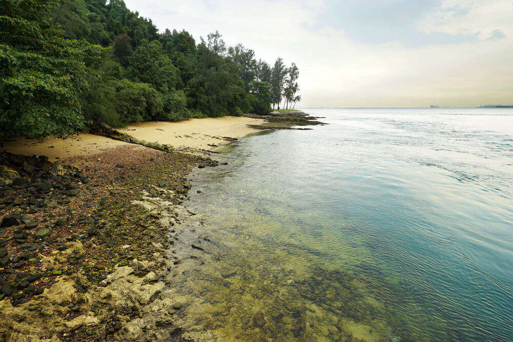 view of sisters island near singapore