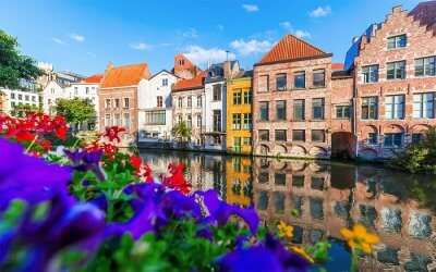 Ghent: A picture perfect medieval town is one of the most unique places to visit in Belgium.