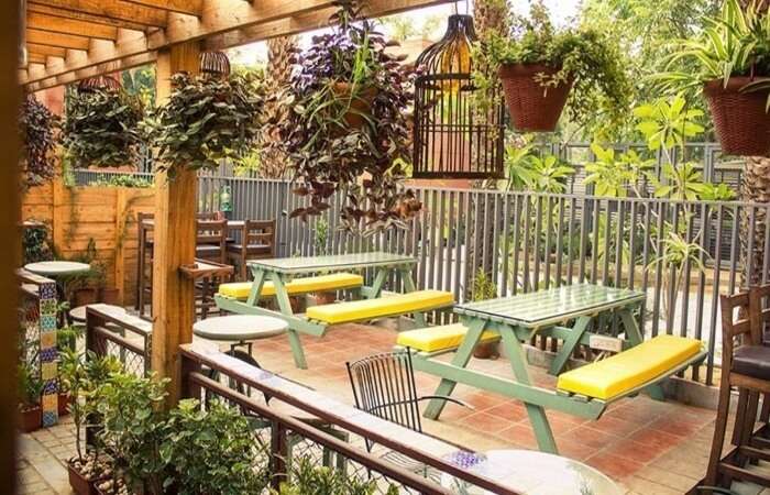 Beautiful outside seating