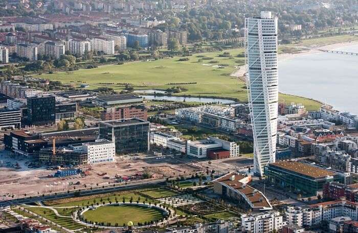 gorgeous city views from Turning Torso