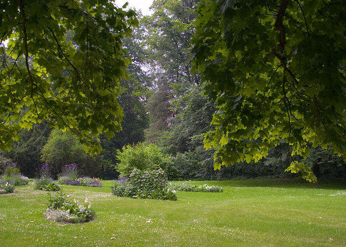 the garden in Jeolikote, one of the best places to visit in Uttarakhand in summer